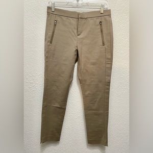 Tan Banana Republic stretch Addison pants. Size 2P